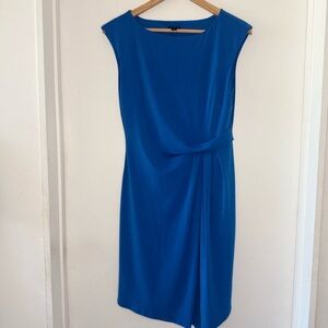Ann Taylor Women’s Royal Blue Cinched Waist Dress Medium